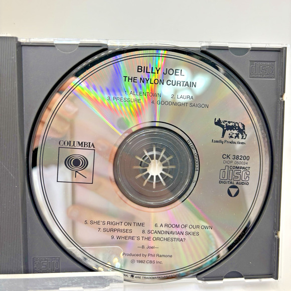 Nylon Curtain by Joel, Billy (CD, 1990) - Picture 4 of 5